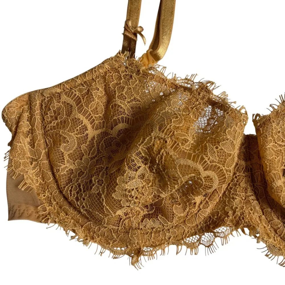 Victoria's Secret Dream Angels Push-Up Bra (W/out Padding) (Mustard Yellow) 34C